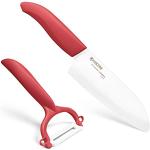 Reduzierte Rote Asiatische Kyocera Messer aus Keramik 