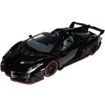 Schwarze Kyosho Lamborghini Veneno Spielzeug Cabrios aus Metall 