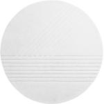 Weiße Woud Runde Runde Teppiche 200 cm 