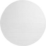Weiße Woud Runde Runde Teppiche 250 cm 