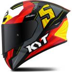 KYT Helmet TT-Course Flux red/black/yellow