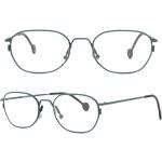 Grüne Brillenfassungen aus Metall für Herren 