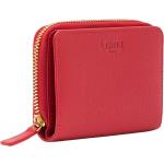Rote L.CREDI Brieftaschen mit RFID-Schutz für Damen 