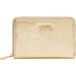 Goldene Elegante L.CREDI Brieftaschen mit Reißverschluss für Damen 