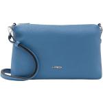 Blaue Elegante L.CREDI Damenschultertaschen & Damenshoulderbags aus Kunstleder 