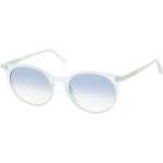 Hellblaue L.G.R Runde Runde Sonnenbrillen aus Kunststoff für Herren 
