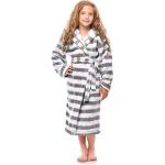 Reduzierte Weiße Kinderbademäntel mit Kapuze aus Polyester für Mädchen Größe 158 