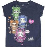 Dunkelblaue Kurzärmelige L.O.L. Surprise! Printed Shirts für Kinder & Druck-Shirts für Kinder aus Baumwolle für Mädchen Größe 110 