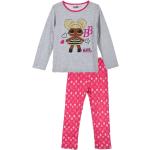 Reduzierte Graue L.O.L. Surprise! Kinderschlafanzüge & Kinderpyjamas aus Baumwolle für Mädchen Größe 110 