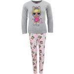 Graue L.O.L. Surprise! Kinderschlafanzüge & Kinderpyjamas aus Baumwolle für Mädchen Größe 98 