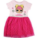Pinke Motiv Elegante L.O.L. Surprise! Gemusterte Kinderkleider aus Baumwolle für Mädchen Größe 134 
