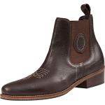 Braune L-pro West Andes Cowboy-Boots & Cowboystiefeletten aus Rindsleder atmungsaktiv für Herren Größe 42 