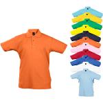 Royalblaue Sols Kinderpoloshirts & Kinderpolohemden aus Baumwolle Größe 116 für den für den Sommer 