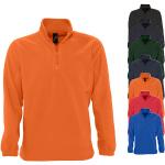Orange Sols Stehkragen Herrenfleecepullover & Herrenfleeceshirts mit Reißverschluss aus Fleece Größe XXL für den für den Herbst 