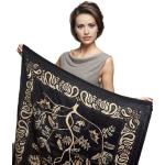 Goldene Casual Seidentücher aus Chiffon für Damen für den für den Sommer 