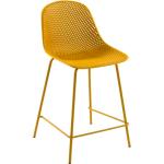 Gelbe Moderne Kave Home Barhocker & Barstühle aus Kunststoff 4-teilig 