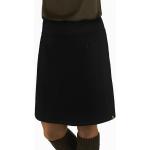 Schwarze Casual Midi Nachhaltige Midiröcke aus Baumwolle für Damen Größe S für den für den Herbst 