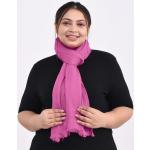 Rosa Elegante Kaschmir-Schals aus Kaschmir für Damen für den für den Herbst 
