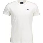 Reduzierte Weiße Bestickte La Martina T-Shirts aus Baumwolle für Herren Größe 4 XL 