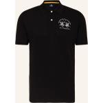 Schwarze La Martina Herrenpoloshirts & Herrenpolohemden aus Baumwolle Größe XL 