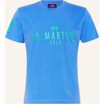Blaue La Martina T-Shirts aus Baumwolle für Herren Größe 3 XL 