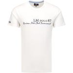 Weiße La Martina T-Shirts aus Baumwolle für Herren Größe M 