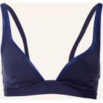 Reduzierte Blaue La Perla Bikini-Tops aus Polyamid ungefüttert für Damen Größe M 
