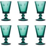 Emeraldfarbene La Rochere Glasserien & Gläsersets mit Bienenmotiv 6-teilig 