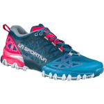 Blaue La Sportiva Bushido Trailrunning Schuhe aus Mesh leicht für Damen Größe 39,5 