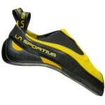 Apfelgrüne La Sportiva Cobra Kletterschuhe ohne Verschluss aus Veloursleder Größe 36 