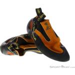 Reduzierte Orange La Sportiva Cobra Kletterschuhe aus Leder für Herren Größe 40,5 