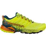 Grüne Trailrunning Schuhe ohne Verschluss atmungsaktiv für Herren Größe 45,5 
