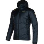 Schwarze Atmungsaktive La Sportiva Winterjacken mit Kapuze für Herren Größe XL für den für den Winter 
