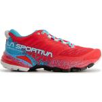 Reduzierte Rote La Sportiva Akasha Trailrunning Schuhe leicht für Damen Größe 40 