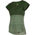 Grüne La Sportiva Bio T-Shirts ohne Verschluss für Damen Größe S 