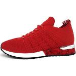 La Strada Damenschuhe Schnürschuhe Sportive Sneaker Rot, Schuhgröße:37 EU