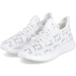 Weiße La Strada Low Sneaker mit Schnürsenkel aus Mesh für Damen Größe 40 