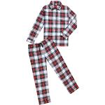 Gestreifte Kinderschlafanzüge & Kinderpyjamas für Jungen Größe 170 