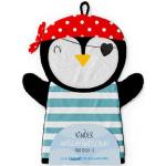 La Vida Kinderwaschlappen & Kinderwaschhandschuhe mit Pinguinmotiv aus Baumwolle maschinenwaschbar 