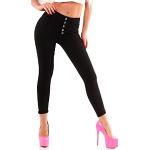 Schwarze Sexy Skinny Jeans aus Denim für Damen Größe S 