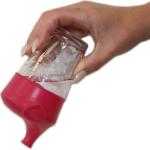 Pinke Label Label Babyflaschen Sets aus Glas 