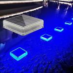 Reduzierte Blaue LED Solarleuchten 
