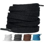 Schwarze Sport Schnürsenkel aus Baumwolle für Kinder 