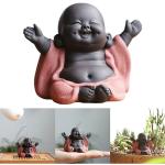 Reduzierte Asiatische Buddha-Gartenfiguren 