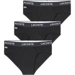 Schwarze Lacoste Basic-Slips aus Baumwolle für Herren Größe S 3-teilig 