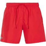 Reduzierte Rote Unifarbene Casual Lacoste Badeshorts & Boardshorts aus Polyester Größe M 