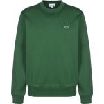 Grüne Lacoste Bio Herrenfleecepullover & Herrenfleeceshirts aus Baumwolle 