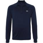 Reduzierte Blaue Lacoste Stehkragen Herrensweatshirts mit Reißverschluss aus Jersey Größe XL 