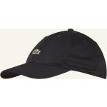 Schwarze Lacoste Snapback-Caps aus Baumwolle für Herren Einheitsgröße 