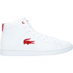 Weiße Lacoste Carnaby High Top Sneaker & Sneaker Boots für Kinder Größe 34 